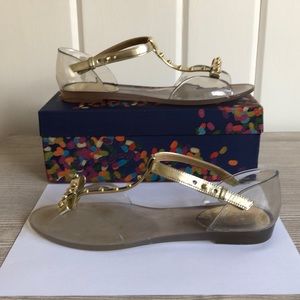 StuartWeitzmanNiftyClearJelly/Gold Leather/Studs10